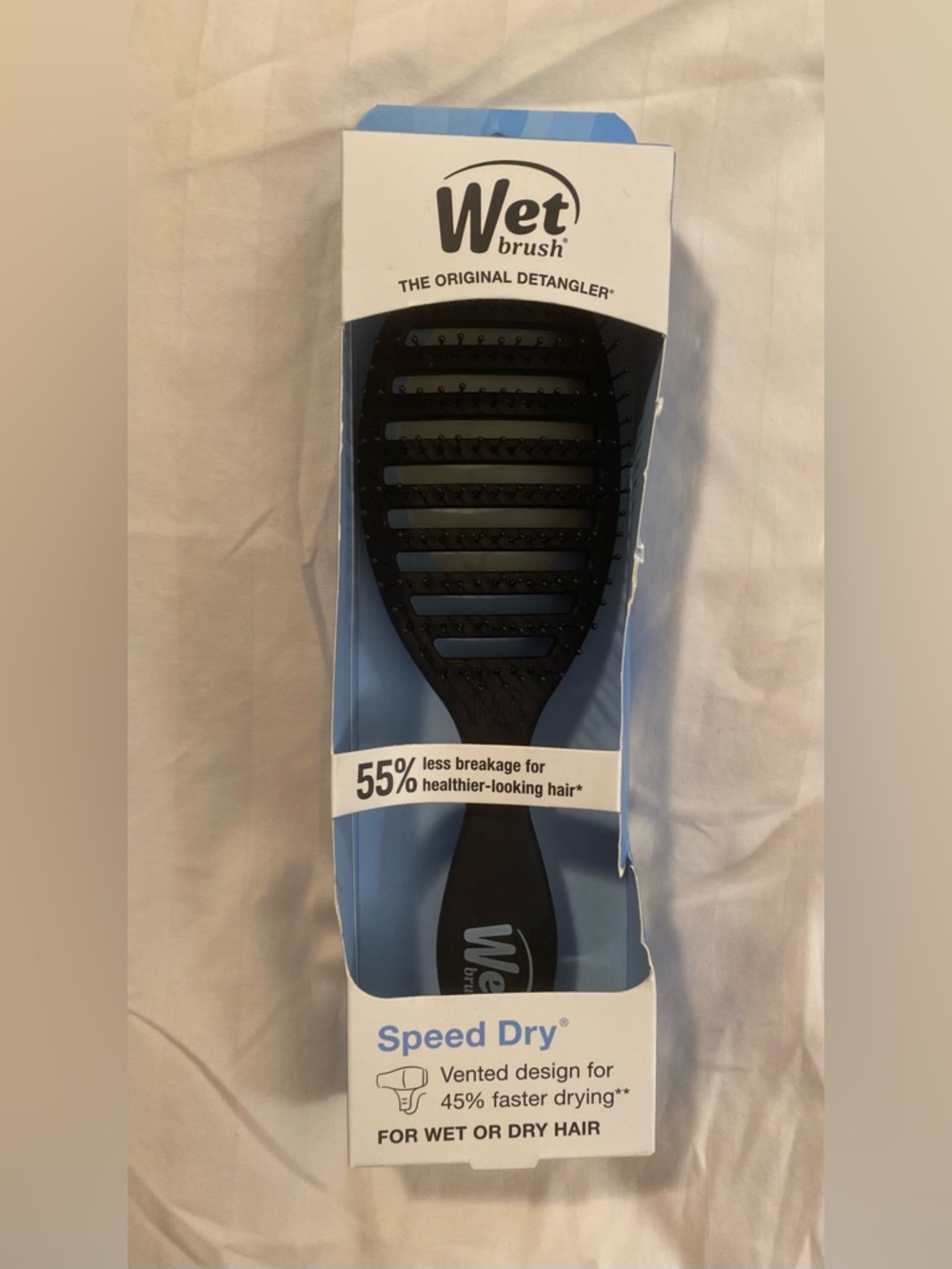Wet Brush Speed Dry Vented Detangling Brush - Black